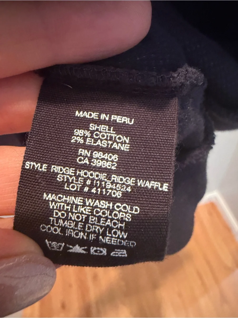 Theory navy zip
